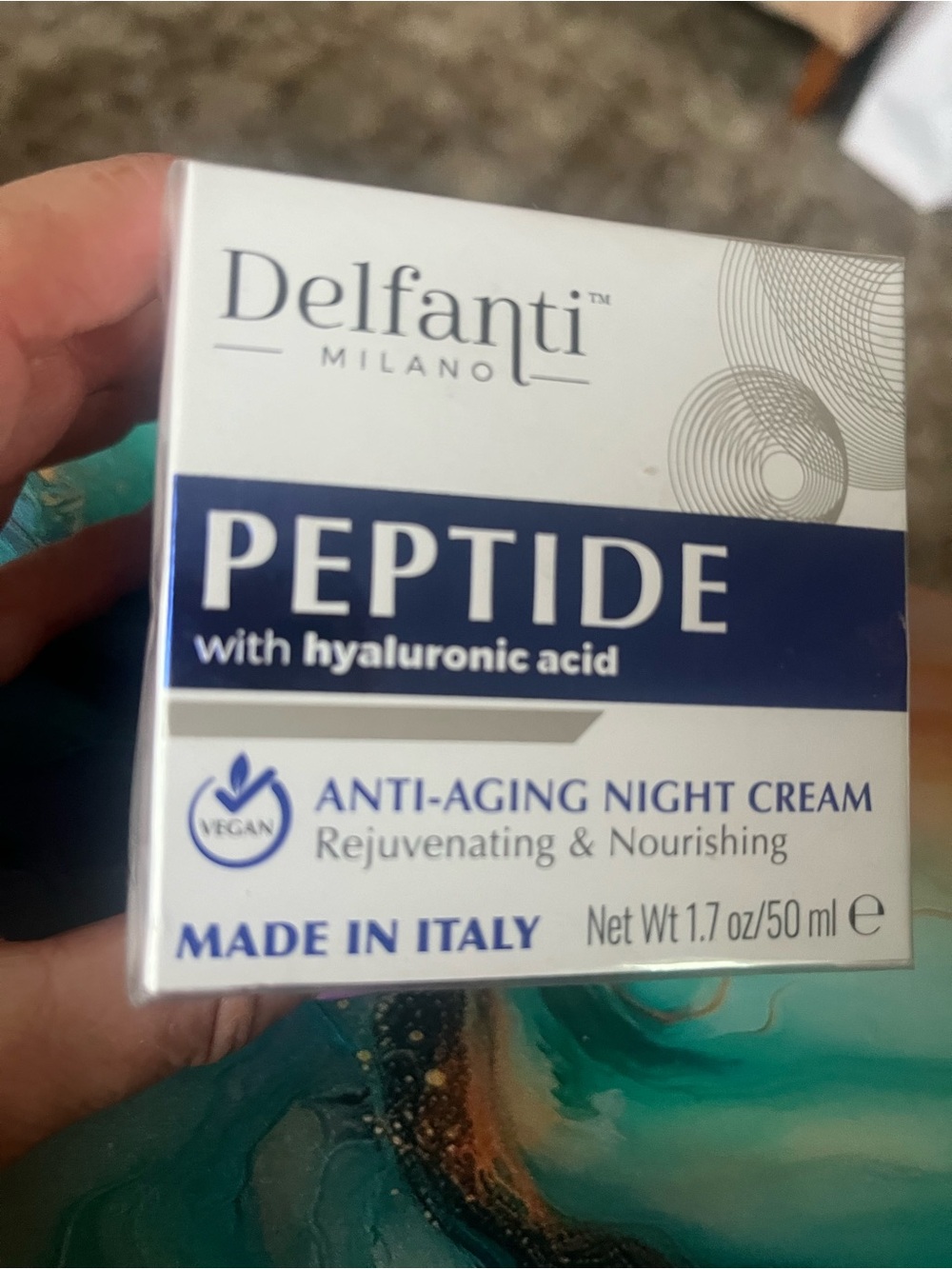 Peptide Anti-Aging Night Cream - Blue